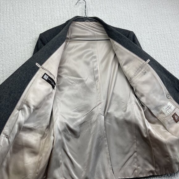 Pierre Balmain Gray Wool Double Breasted Sport Coat Blazer Men’s Sz 40R Classic - Picture 9 of 16